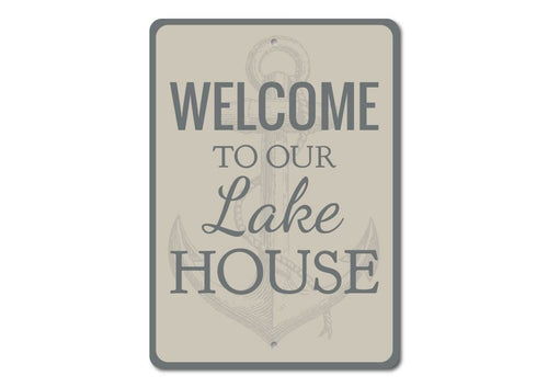 Lake House Anchor Sign