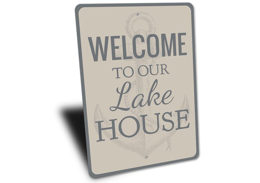 Lake House Anchor Sign