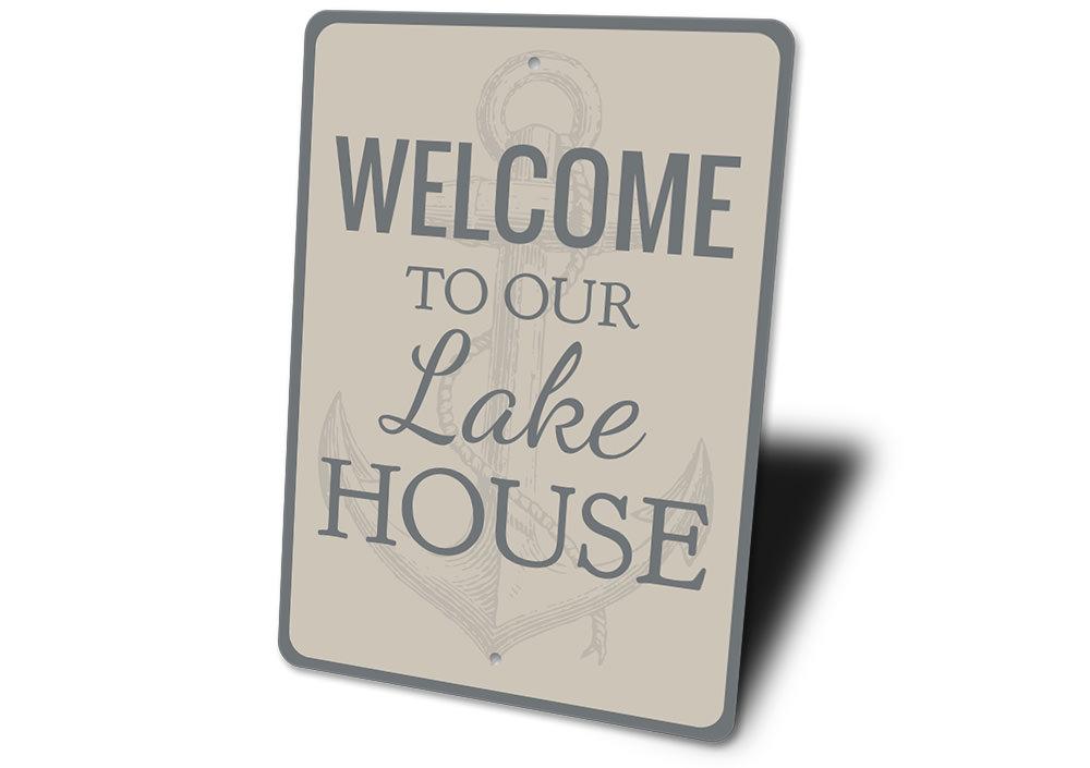 Lake House Anchor Sign