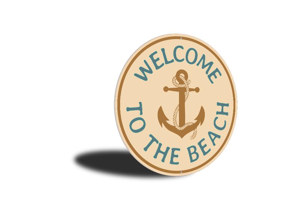 Beach Anchor Sign