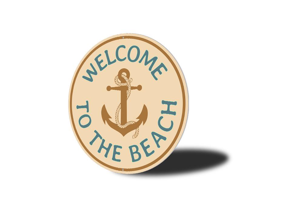 Beach Anchor Sign