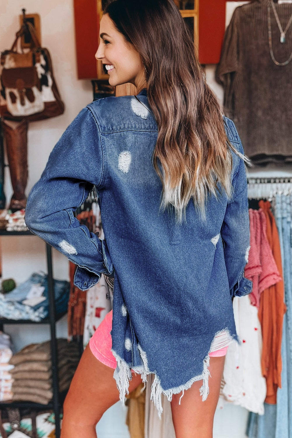 Long Denim Jacket