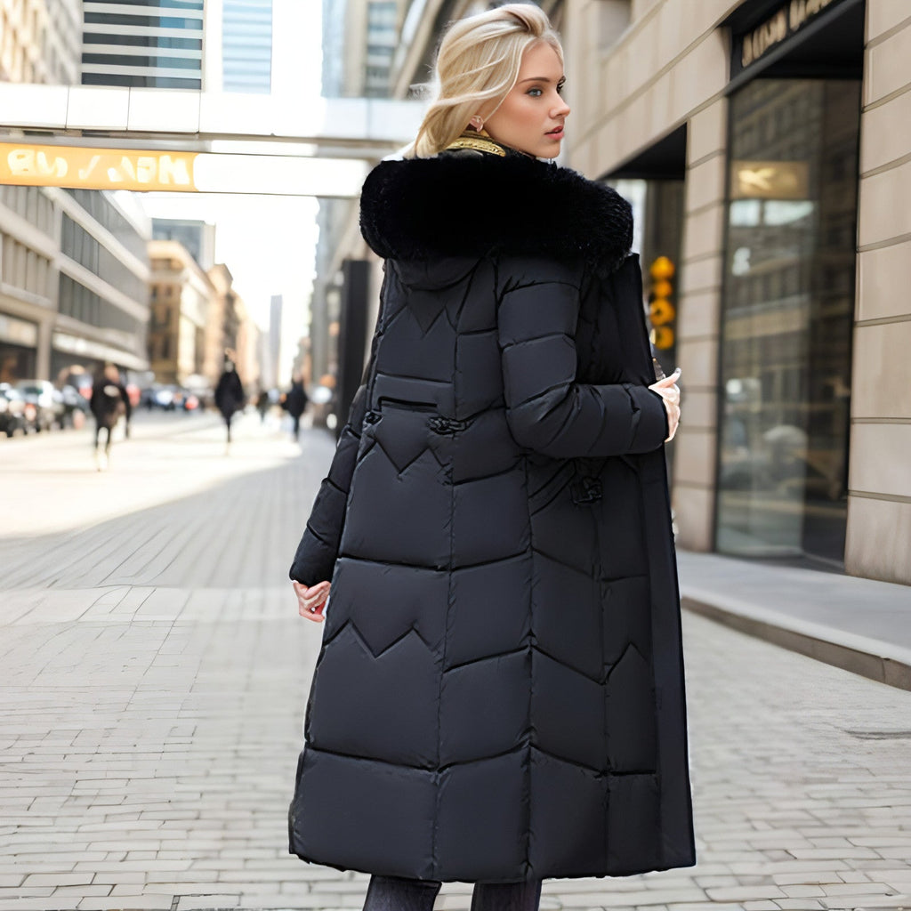 Fur Collar Puffer Jacket