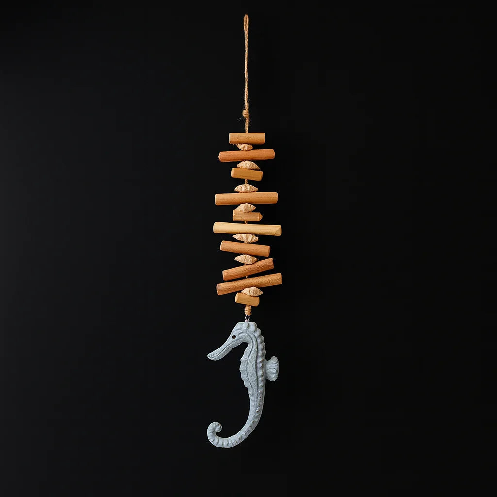 Driftwood Seahorse Wind Chime