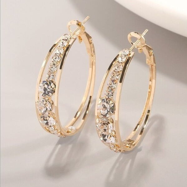Bling Metal Hoops