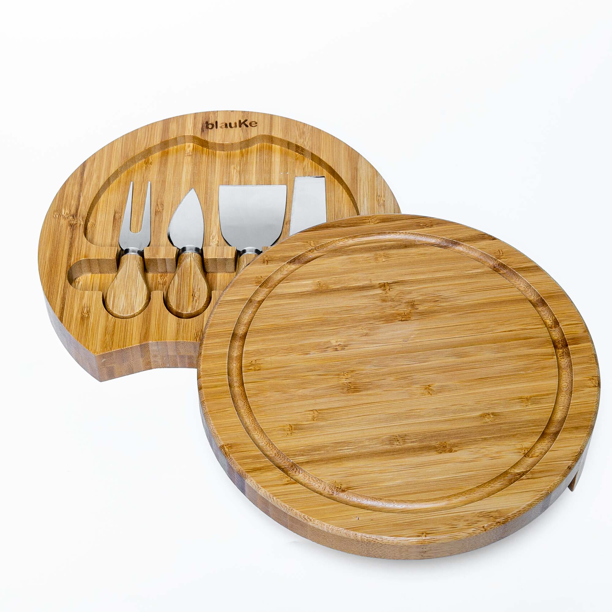 Bamboo Cheese Board and Knife Set