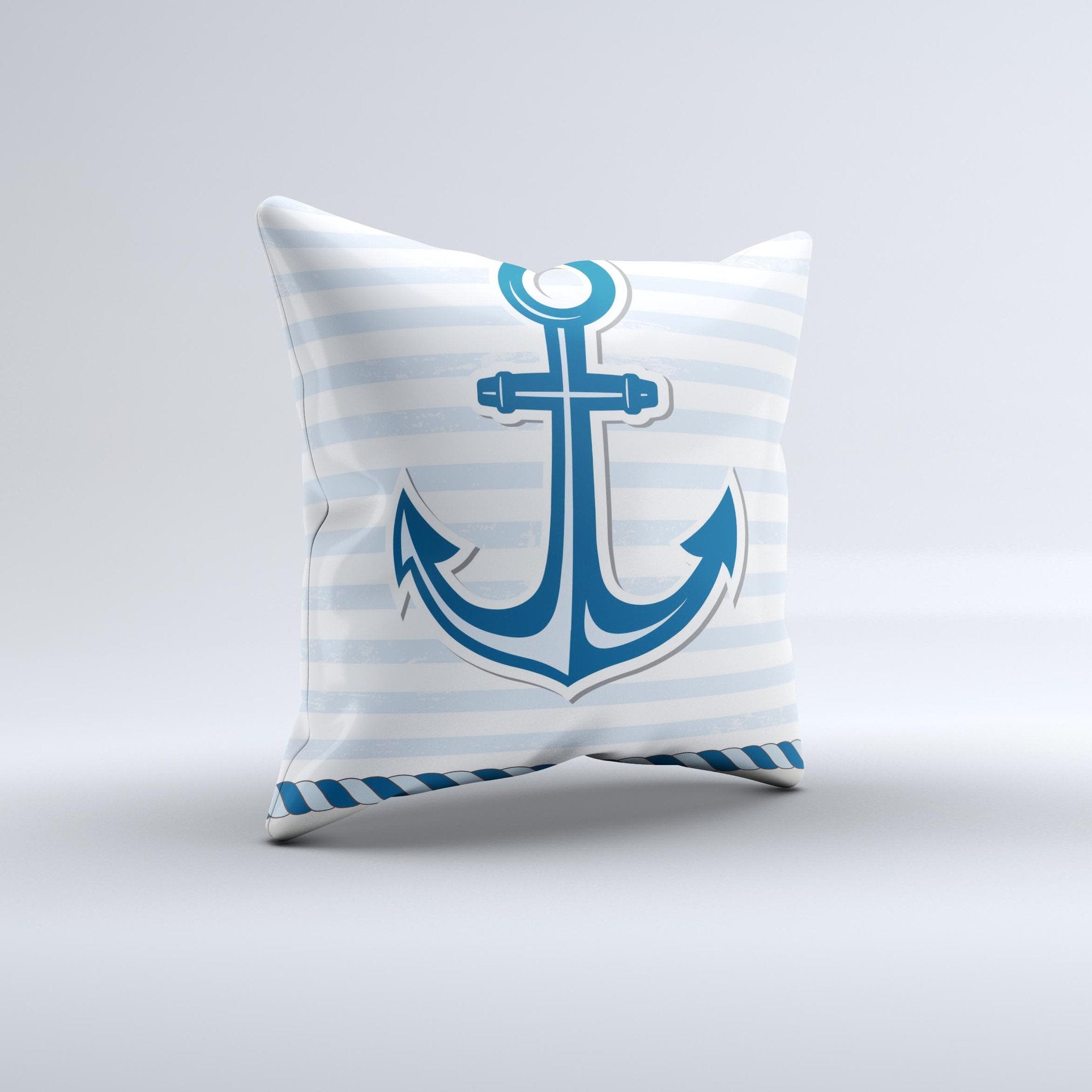 Anchor Throw Pillow