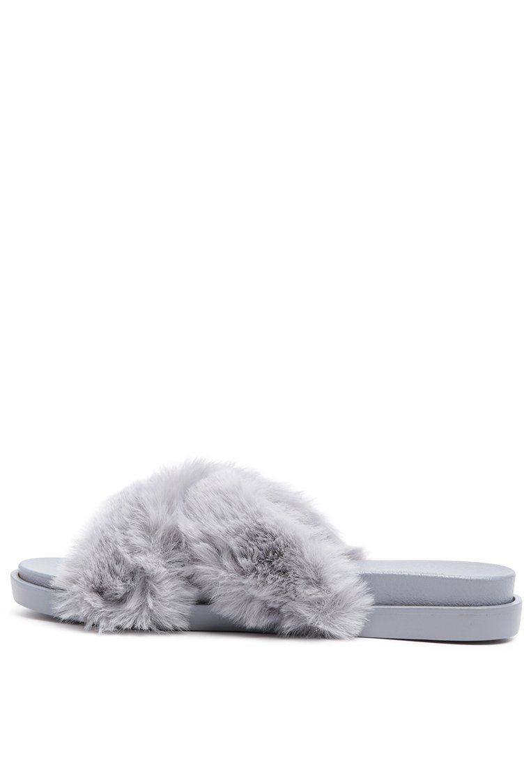 Fur Slip-On Flats