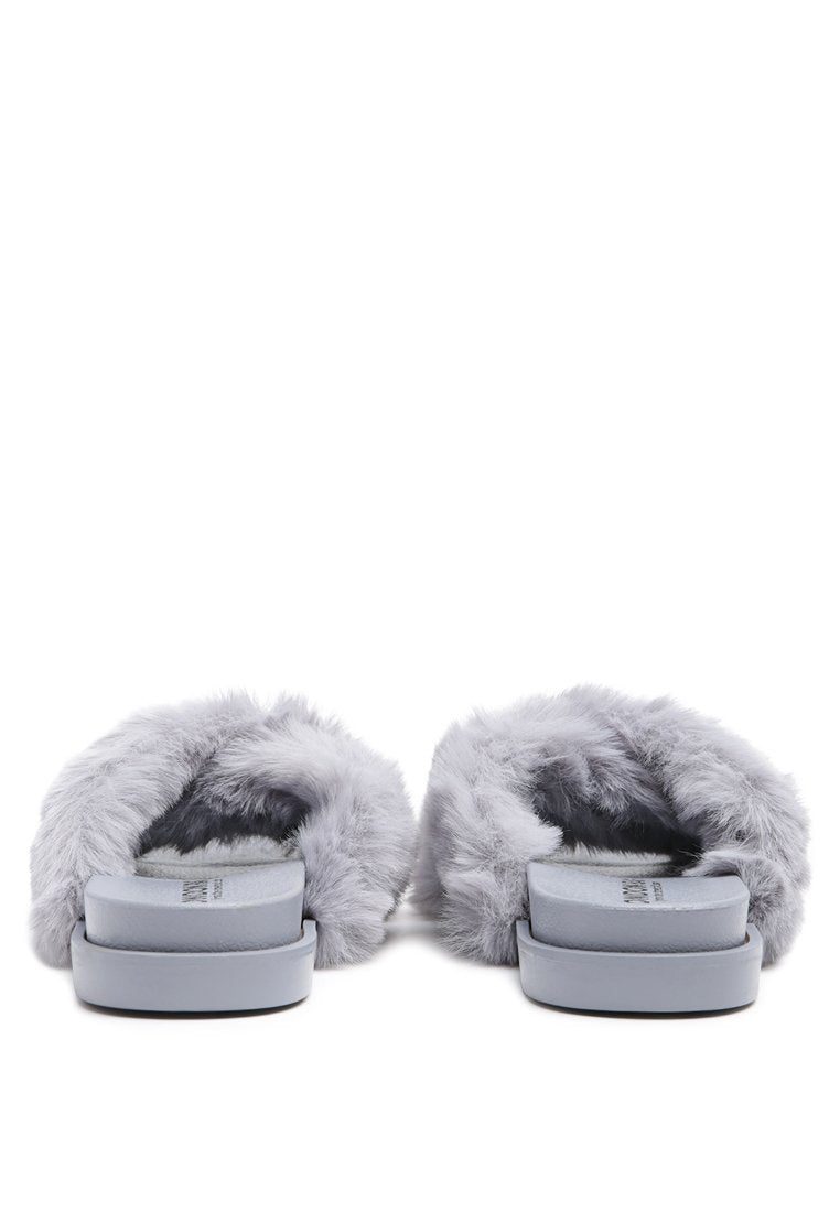 Fur Slip-On Flats
