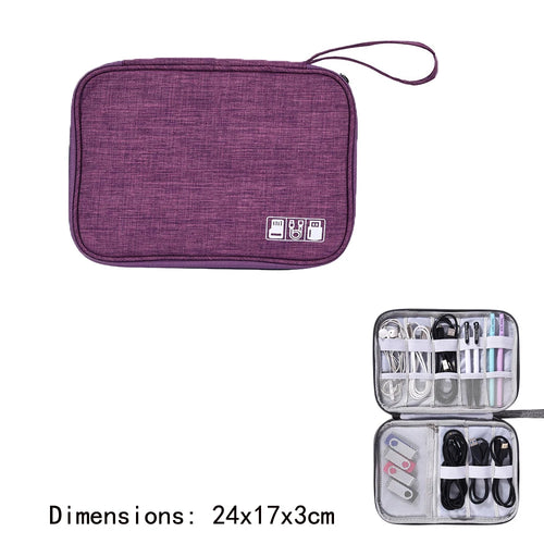 Travel Cable Waterproof Case