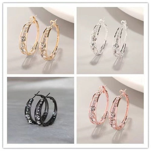 Bling Metal Hoops