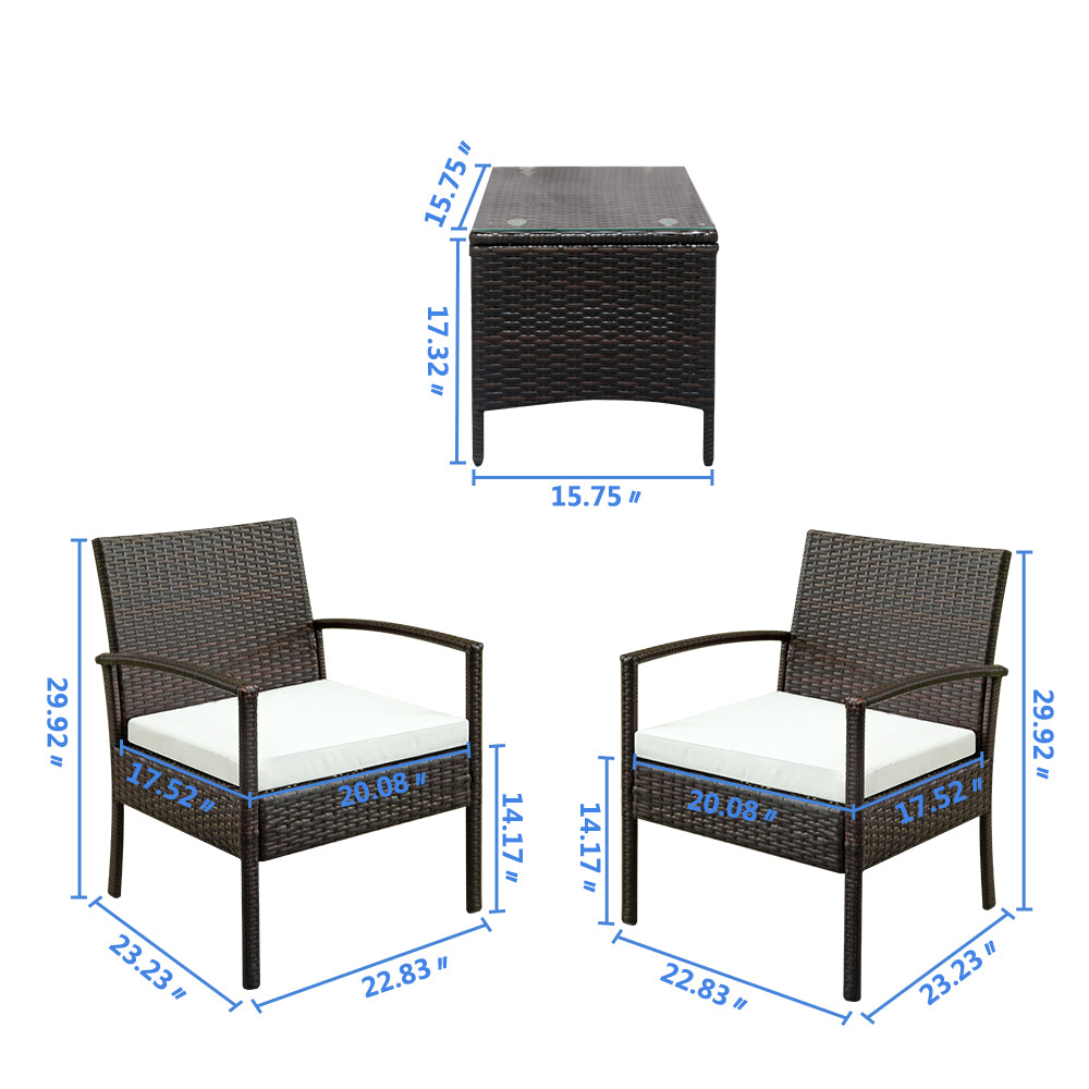 Furniture Coffee Table & Chairs Set
