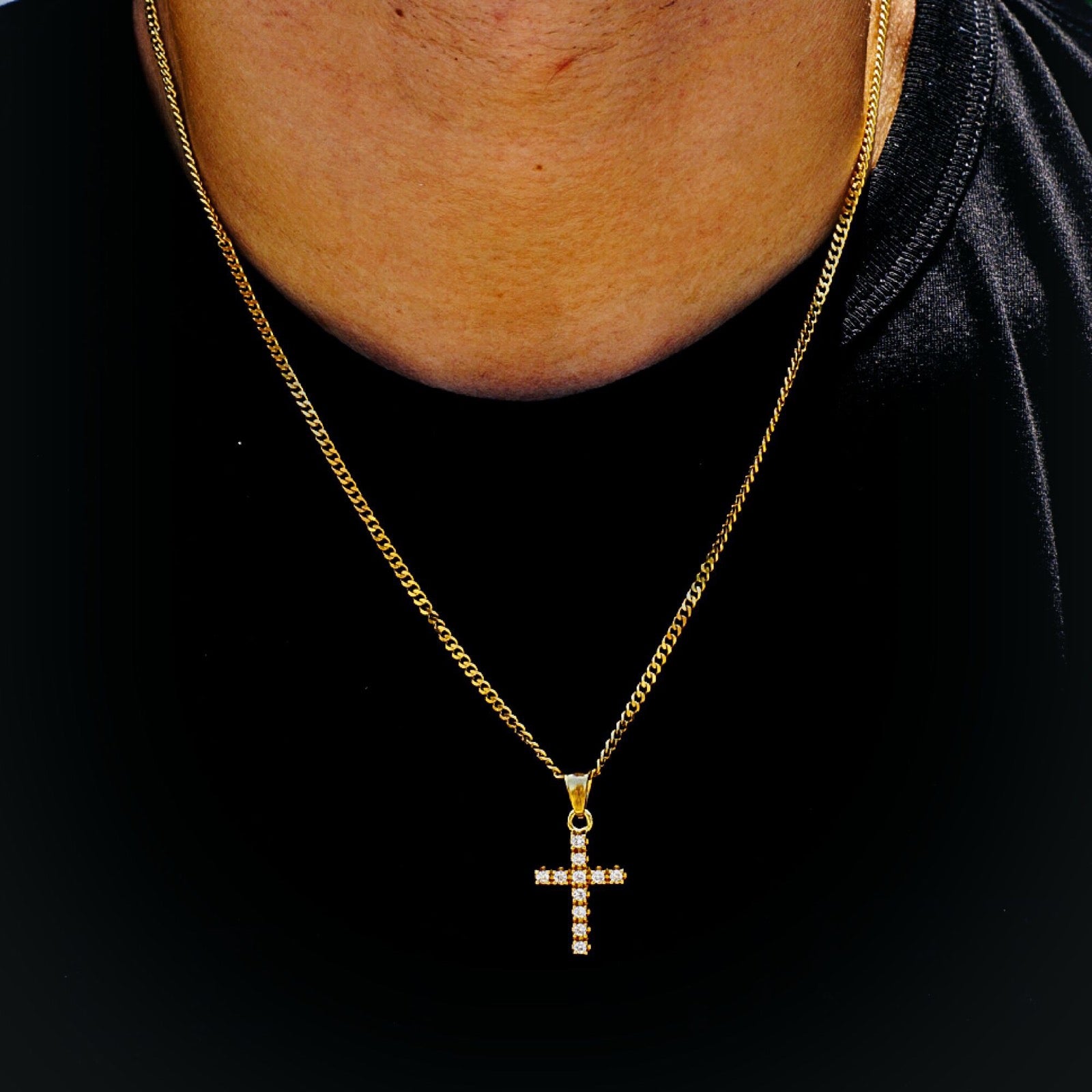 Bling Cross Necklace