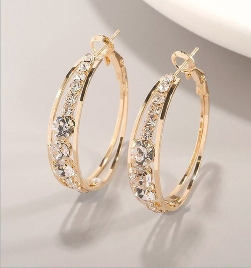 Bling Metal Hoops