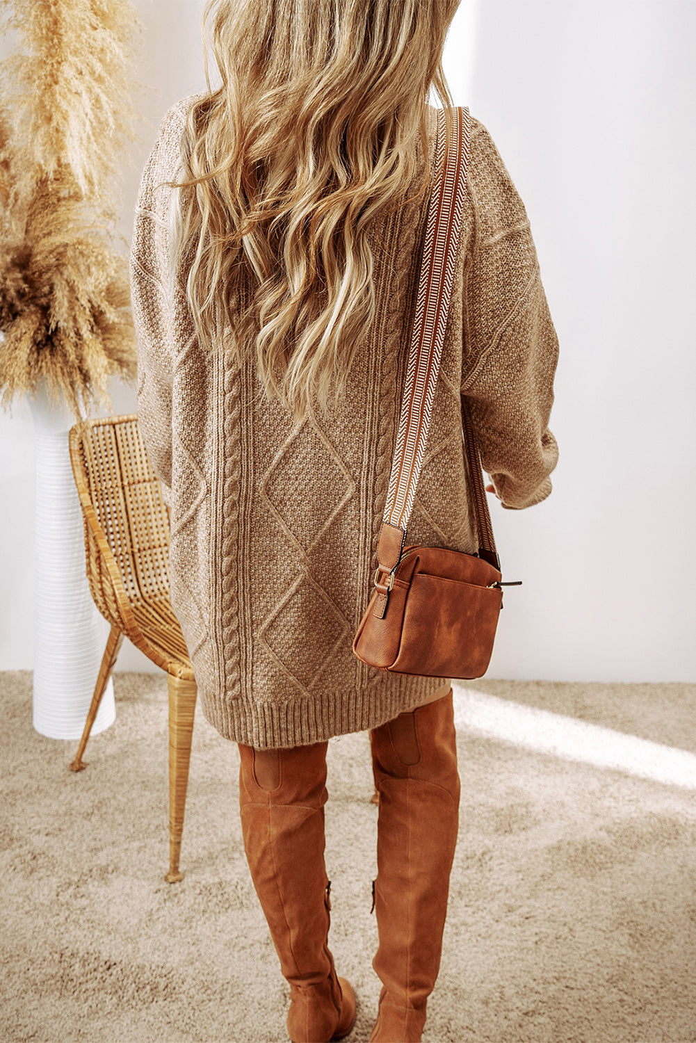 Loose Fit Sweater Dress