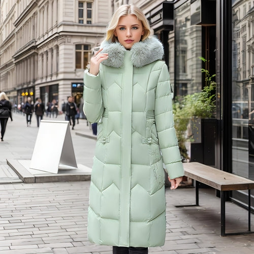 Fur Collar Puffer Jacket