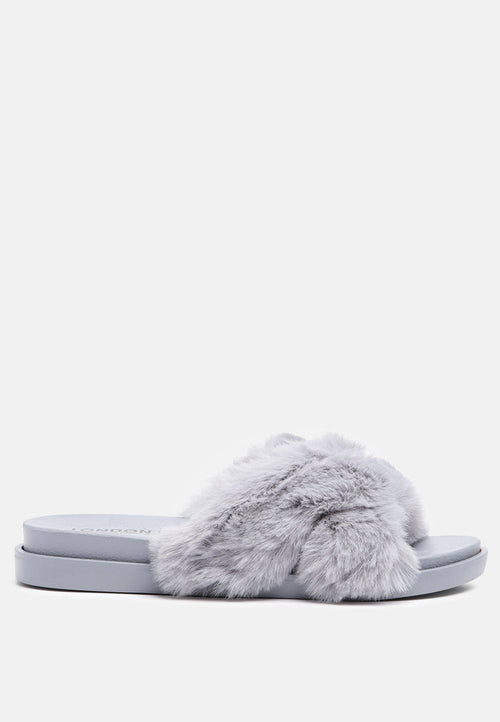 Fur Slip-On Flats