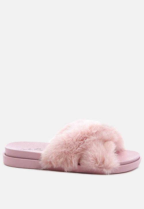 Fur Slip-On Flats