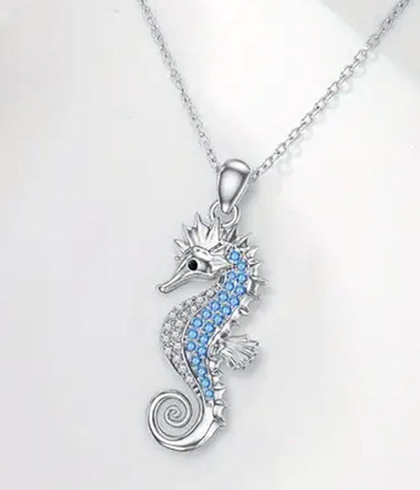 Bling Seahorse Necklace