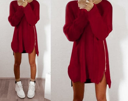 Plush Zip Sweater